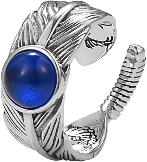 Retro Tai Silver Basketball Wing Men's Ring with Distressed Vintage Design, Unique Basketball Theme Ring
