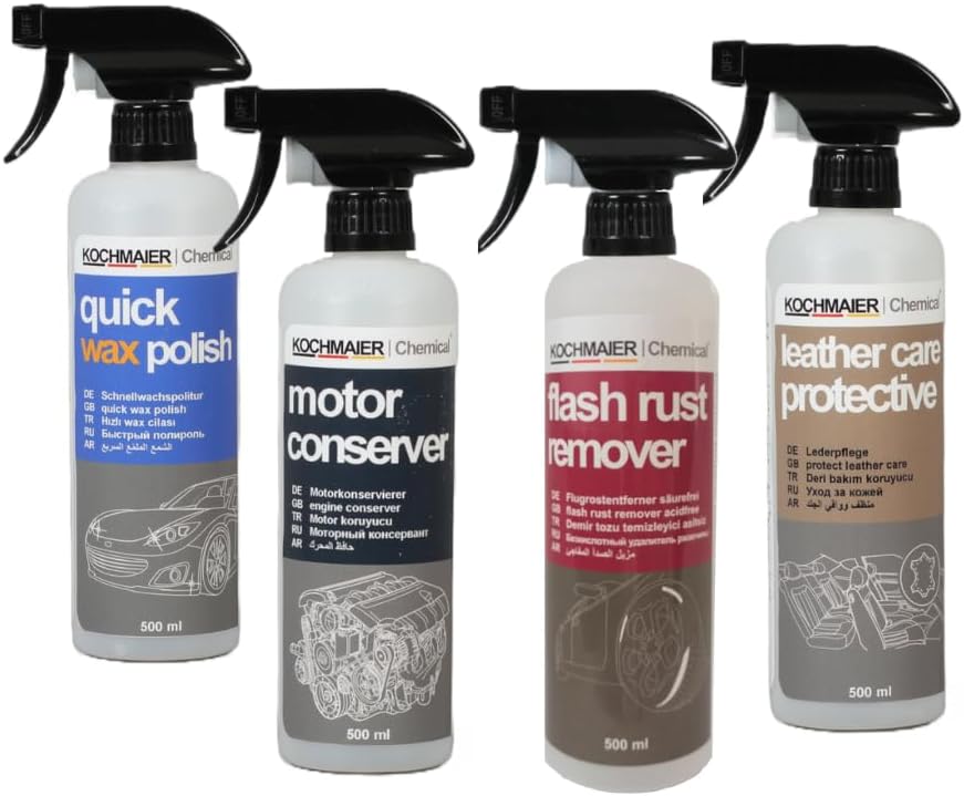 Kochmaier 4-Piece Professional SET Auto Detail Products 4x500 ml Professional 4-Piece Set