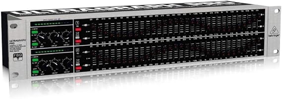 Behringer Ultragraph Pro Fbq3102 Ultra Musical 31-Band Stereo Graphic Equalizer with Fbq Feedback Detection System