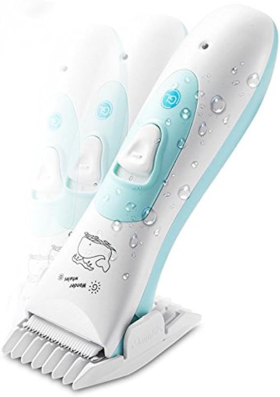 Gland Waterproof Ultra Quiet Electric Professional Kids Hair Clipper Hair Trimmer for Infant, Babies & Children - Rechargeable (one Full Charge for 90 Minutes Using time)