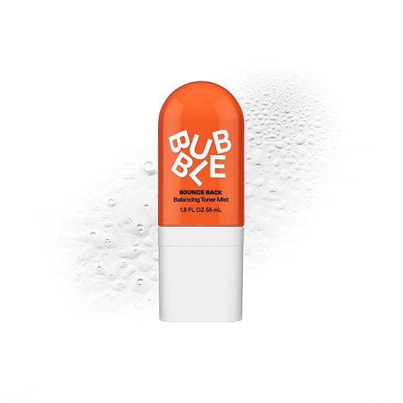 Bubble Skincare Bounce Back Hydrating Toner Spray, Pore Minimizer, 55 ml