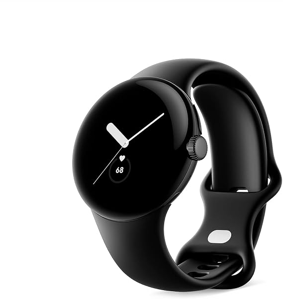 Google | Pixel Watch | Android Smartwatch with Fitbit Activity Tracking | Fitness and Sleep Tracker with Heart Rate Tracker | 41mm | Supports LTE (Matt Black case w/Black Active Band)