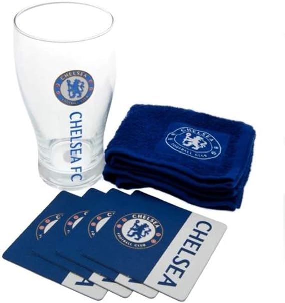 Chelsea FC Football Club Mini Bar Set Official Football Merchandise
