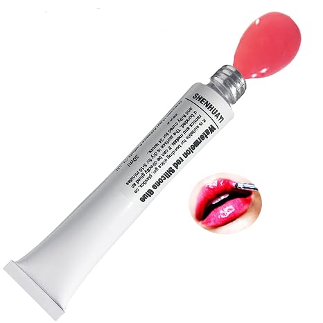 Silicone Adhesive red Silicone Doll Beauty Glue Lip Coloring, Platinum Silicone Soldier, Model Toy Surface Coloring, Never Fading for Making Special Effect Makeup Repair Models