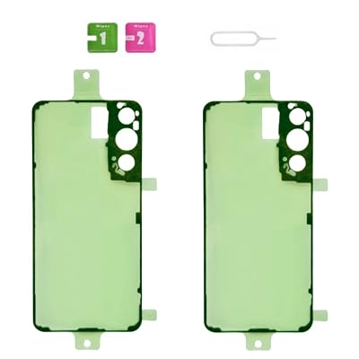 2 PCS Back Battery Door Cover Adhesive Glue Double Sided Tape Replacement for Samsung Galaxy S22 5G SM-S901