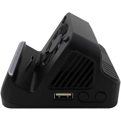 Switch Docking Station Charging Dock Fit for Nintend Switch, 4K HDMI Adapter, 3 USB Ports, Cooling Fan, and Compact Design, Black,Updated by Loner [video game]
