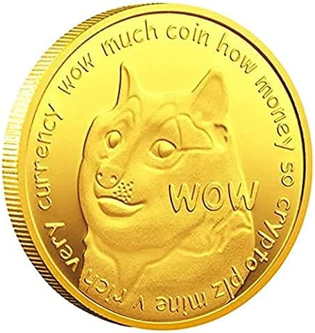 3Pcs Dogecoin Coins-Protective Collectible Gifts. | Blockchain Cryptocurrency | with Original Commemorative Tokens | Chase Coin | Doge Cryptocurrency