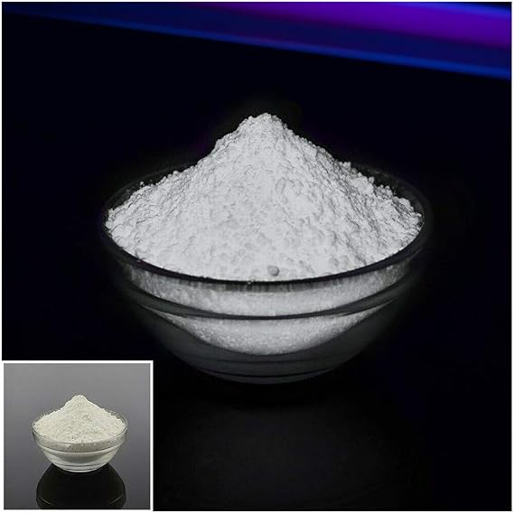 Blacklight Invisible Fluorescent Powder Pigment, Visible only at UV 365 nm Black Light Water Based (White, 0.35 oz(10 g))