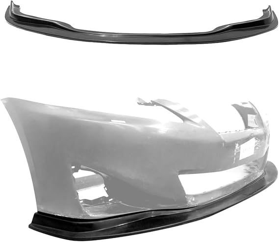 MDA Style Unpainted PU Front Bumper Lip for 2011-2013 Lexus IS250 IS350