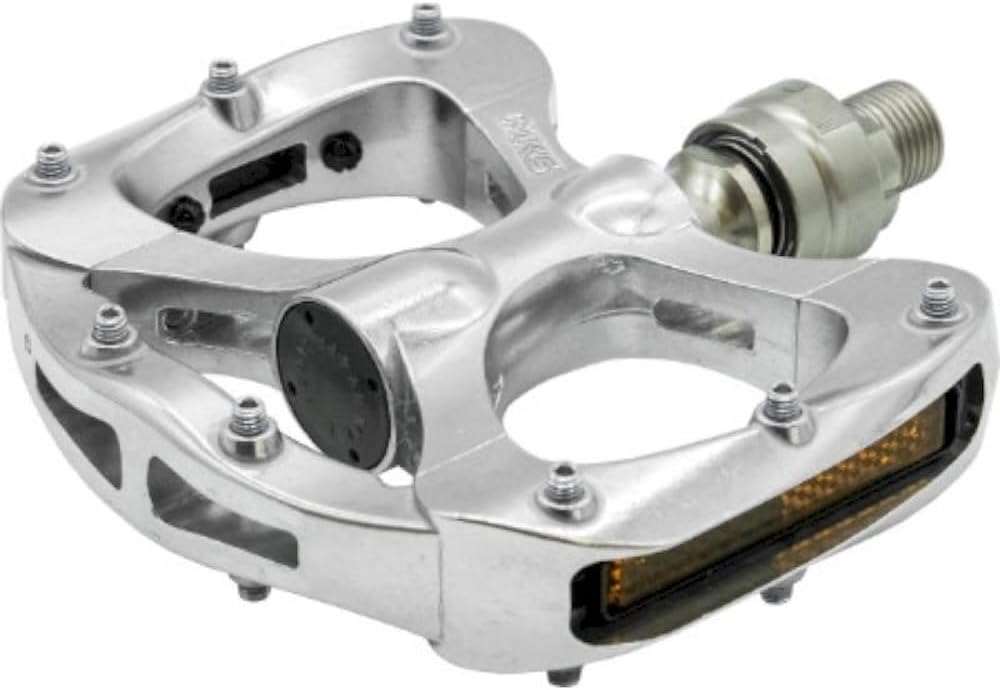 MKS Pretzel Ezy Superior Bicycle Pedal, Silver
