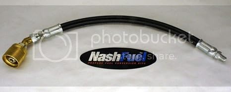 Crimped Liquid Propane Hose Assembly 24" 2FT