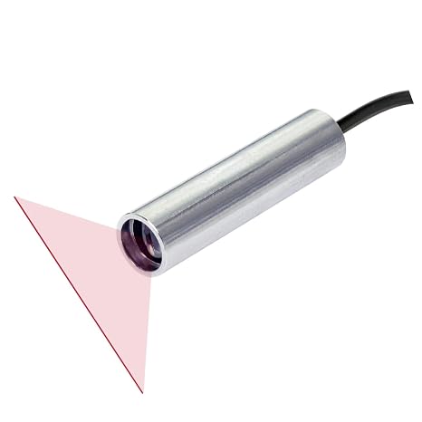 Laser Module VLM-635-57 LPO-D110-F90 Red Line Laser Module with TTL Function Fan Angle 110 Uniform Line, Class I Laser, Less Than 0.39mW (Focus: 90cm)