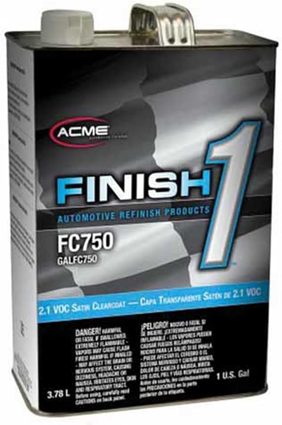 Sherwin-Williams Finish 1 FC750-1 High Solid 2.1 VOC Satin Clearcoat (Gallon)