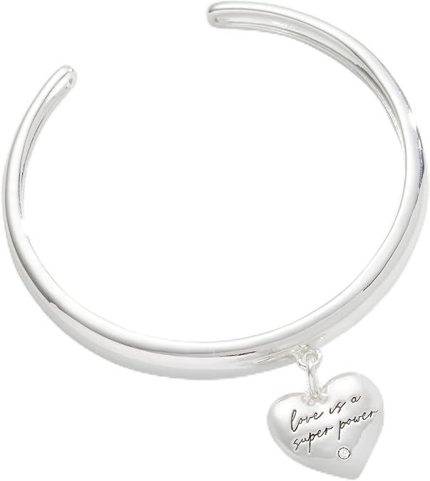 Alex and Ani Love is a Superpower Charm Cuff Bracelet