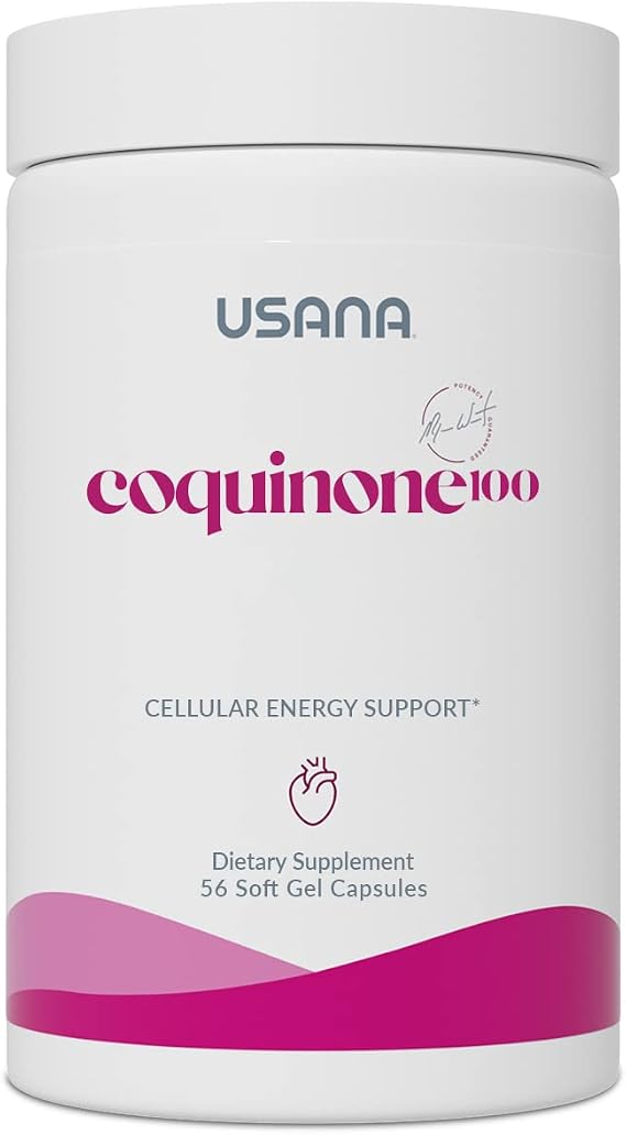 USANA - CoQuinone 100 CoQ10 - Alpha-Lipoic Acid - 56 Softgels
