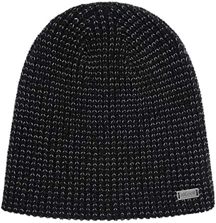 Mens Reflective Waffle Beanie