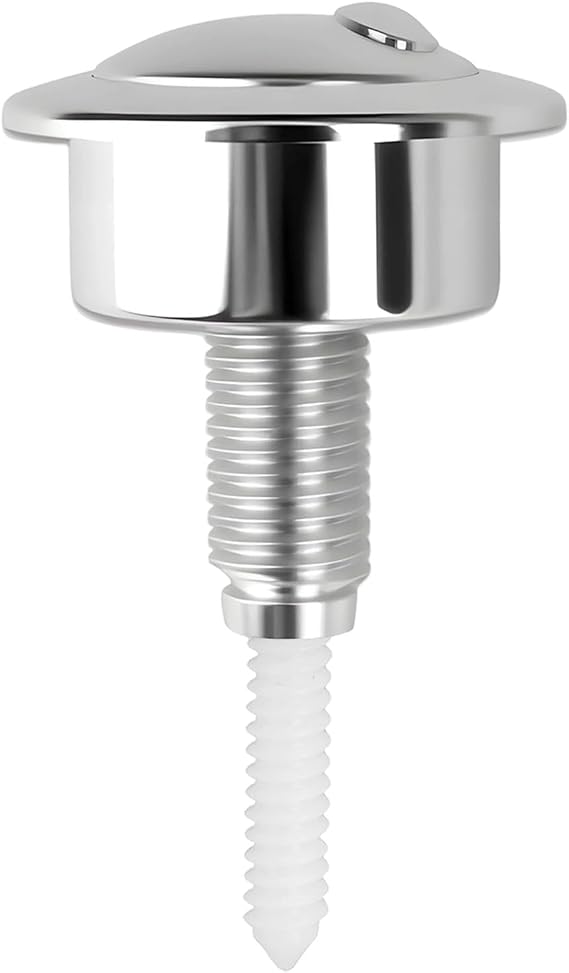 Toilet Flush Button Compatible with Twyford Optima 49, Toilet Push Button Dual Flush, Toilet Cistern Push Button Assembly Replacement Fit for Standard Cistern Holes 38-42mm