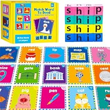 Word Spelling Game, 80 First Words with Wooden Alphabet Puzzle Blocks CVC Words Sight Words Learning Letter Matching Game Montessori Early Educational Toys for Preschool Kindergarten