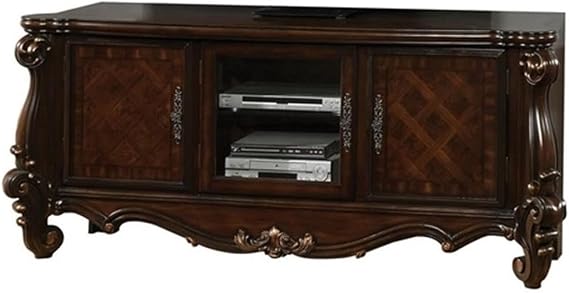 Acme Versailles TV Console, Cherry Oak