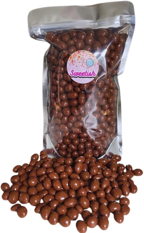 Chocolate Peanuts - 1 Kg Bulk Bag - 1KG - Sweet Pick and Mix for Parties, Birthdays and Sharing in a Resealable Bag By Sweetish