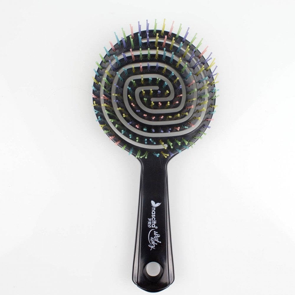 Nascita Nascita Pro Three Dimensional Oval Hair Brush-05 Black 1 Pack 1 x 1 Piece