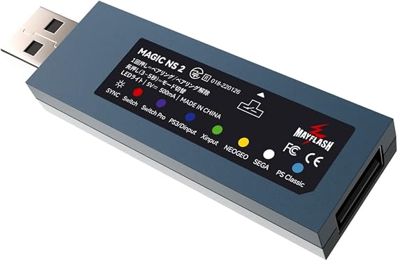 Mayflash MAGIC NS 2 コントローラー USB ワイヤレス アダプター Switch PS3 Neogeo Mini PC PS Classic NEOGEO Arcade Stick Pro SEGA MEGA DRIVE mini & SEGA Genesis Mini用 日本正規品 MAGIC NS 2