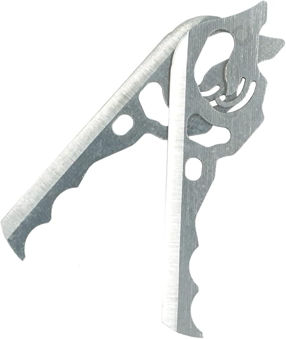 Rage Broadheads Replacement Blades for Hypodermic NC 3 Pack,Silver