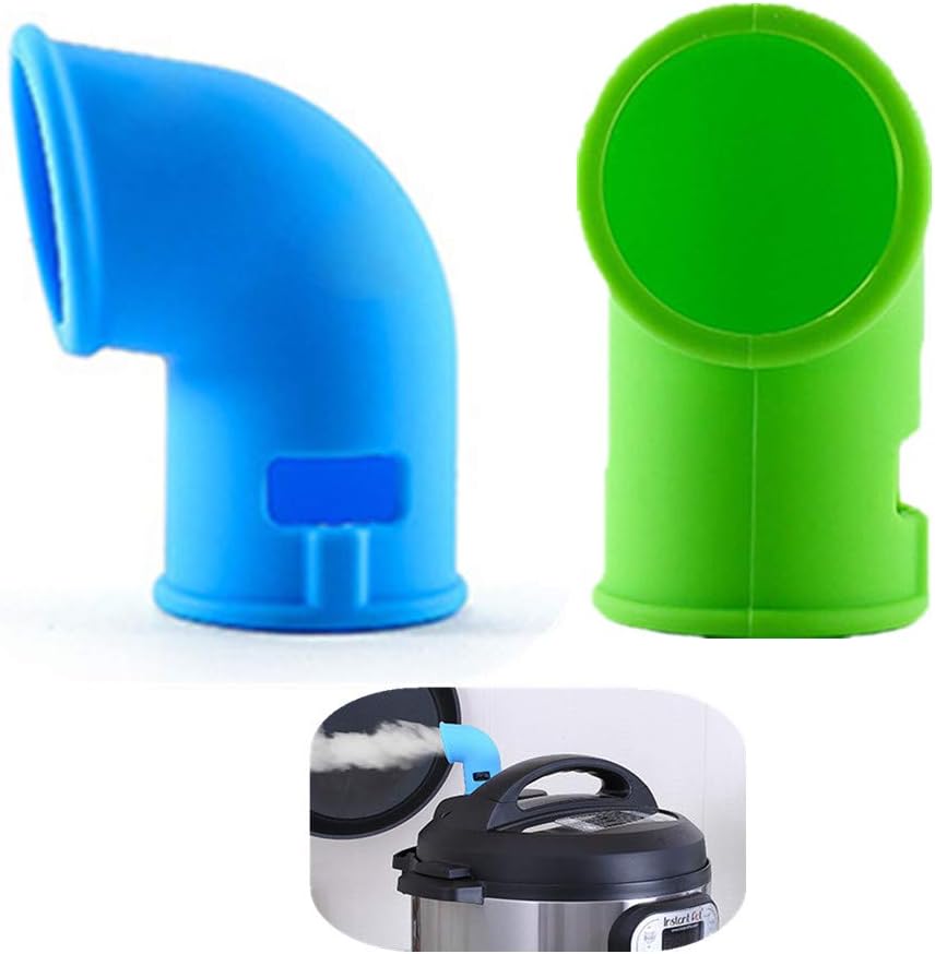 Steam Diverter Pressure Release Valve Compatible with Instant Pots Duo/Ultra/Smart/Nova/Viva Models, for 5/6 Qt InstaPot | Pressure Cooker Accessories, Shoot Steam Where you want, 2 Pcs