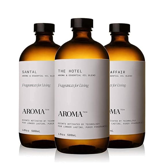 AromaTech The Hotel, Santal, Love Affair Luxury Aroma Oil for Scent Diffusers - 500 Milliliter