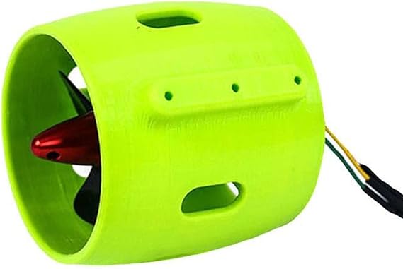 Boat Underwater Thruster Motor, Underwater Brushless Motor Clockwise with 4-Blade Propellers 12-24V Electric Motor Drive Engine for RC Bait Boat for NEST Ship(Clockwise)