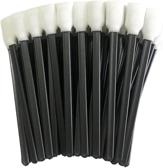 50PCS Black Printhead Cleaning Foam Compatible with Roland Mimaki Mutoh Printers Printhead Maintenance Tool
