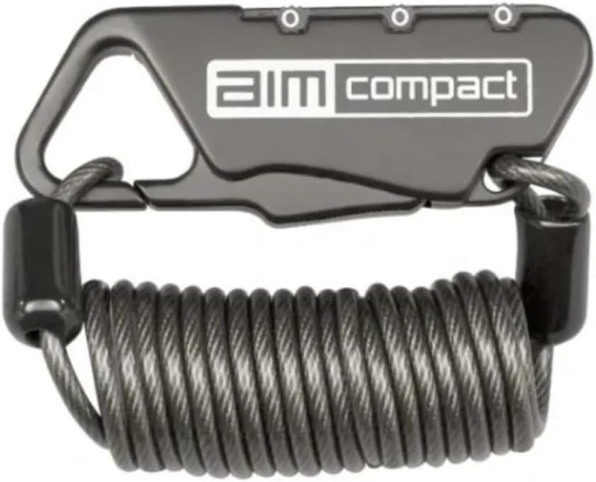 Compact Lock Şifreli Kask Kilidi Siyah