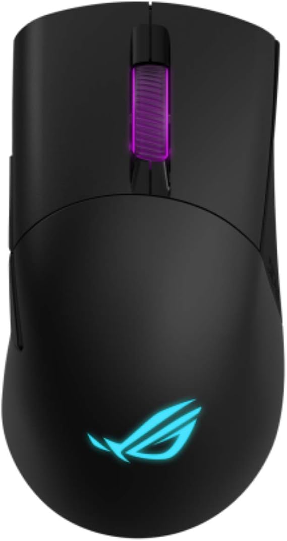 ASUS ROG Keris Wireless Lightweight Gaming Mouse - 16,000 DPI Sensor, Swappable Side Buttons, Aura Sync RGB Lighting