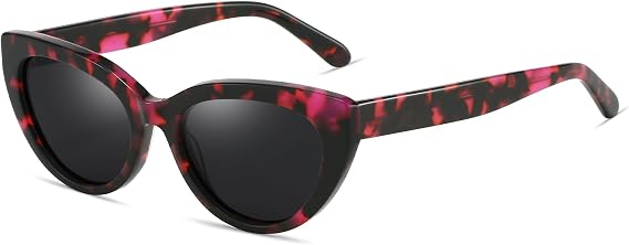 ZENOTTIC Polarized Sunglasses Womens: Acetate Cat Eye Sunglasses with UV400 Protection for Outdoors and Everyday Wear