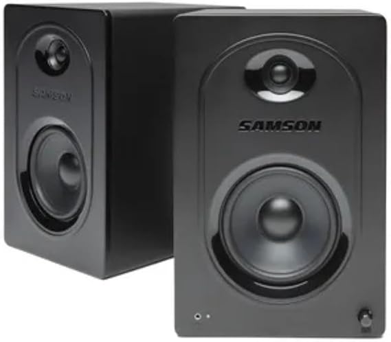 SAMSON Pair M50 5" Powered Studio/Computer/Podcast Reference Monitors Speakers