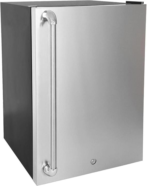 Blaze 20-Inch 4.4 Cu. Ft. Indoor Right Hinge Compact Refrigerator w/Stainless Steel Door & Towel Bar Handle - BLZ-SSRF126