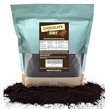 Chocolate Cookie Crumbs, Chocolate Graham Cracker Crumbs Pie Crust, Dirt Coffee Topping and Dessert Ice Cream Topping 2 Pounds