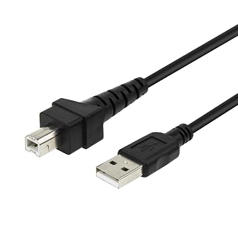 NETUM USB Cable for Barcode Scanner, Black, Compatible with NT-1228BC NT-1228BL NT-1698W