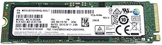 Samsung SSD 256GB PM981a M.2 2280 PCIe Gen3 x4 NVMe MZVLB256HBHQ SED Opal Solid State Drive