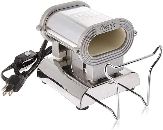 Annie Ceramic Thermal Stove Professional Electric Curling Iron Heater, Ceramic Heat Stove for Pressing Combs & Thermal Curling Irons, Adjustable Rack, 825F High Heat (Small)