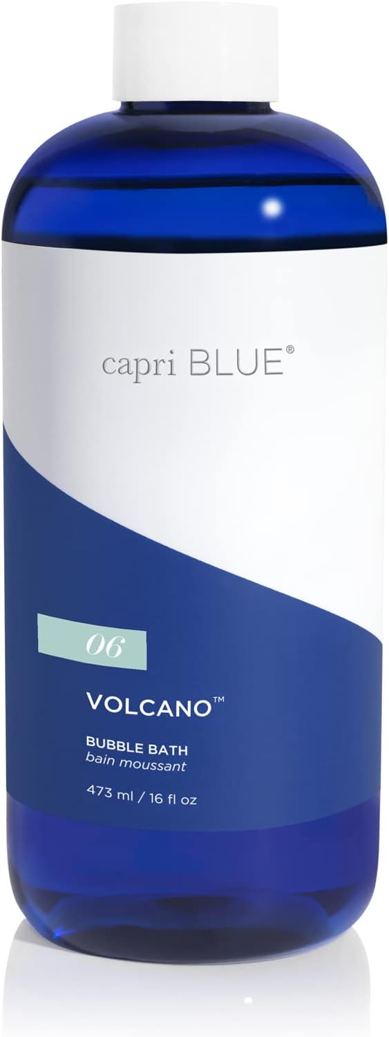 Capri Blue Luxury Bubble Bath for Women & Men - Relaxing Bath Products - Formulated with Watermelon & Pomegranate Extracts and Glycerin - Self Care Gifts for Women & Men (Volcano, 16 oz)