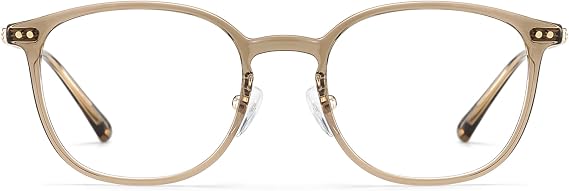 Zeelool Blue Light Blocking Glasses for Women, Oval Glasses TR90 Frame Eyeglasses with Anti UV Lens Mira