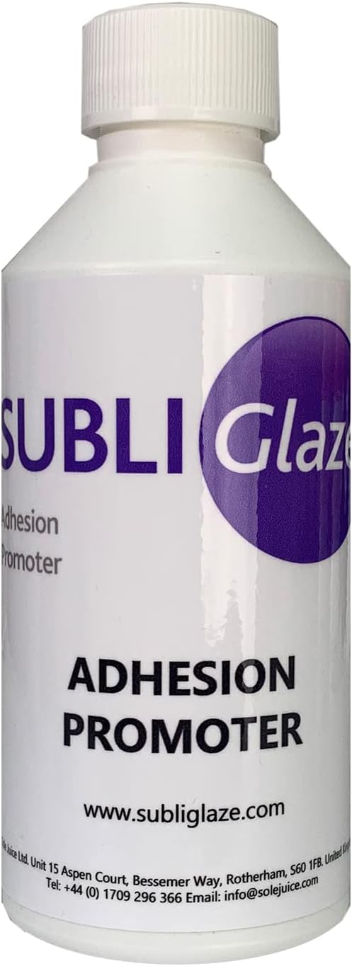 Adhesion Promoter Coating Subli Glaze is The only do-it-Yourself Sublimation Coating Solution Designed to Enable Sublimation Decoration on a Wide Range of Surfaces