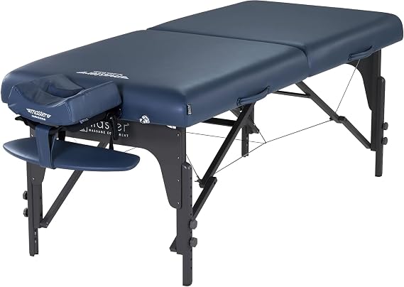 Master Massage Montclair Portable Massage Couch, Royal Blue, 71cm Perfect for: Massage Lash Beauty Salon Spa Table Tatto Bed Physical Therapy