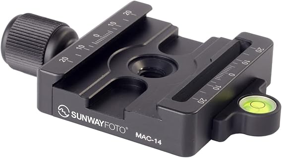 Sunwayfoto MAC-14 60mm Clamp Arca/Manfrotto/Bogen Compatible/Tripod Head