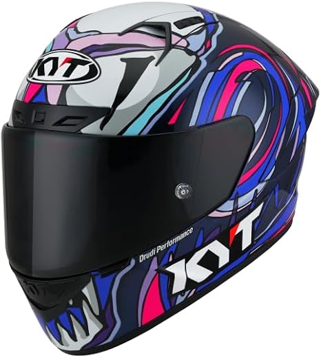 KYT NZ-Race Carbon Racing Helmet Clear Visor Full Face ECE 22.05 & DOT FMVSS 218 Approved Carbon Fiber Motorcycle Helmet