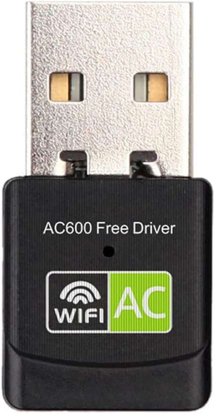 Driver Adapter 600Mbps Wi Fi 5ghz Antenna Ethernet PC LAN AC Receiver