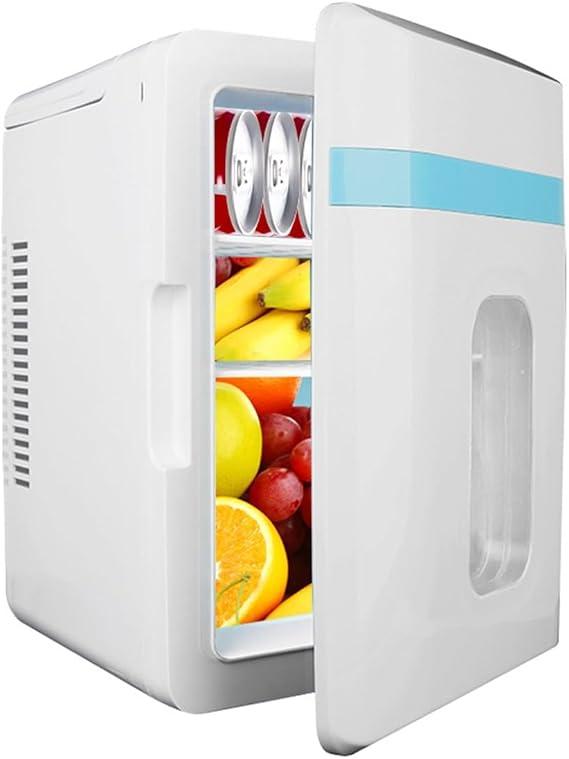 Mini Office Fridge, Skin Care Fridge 10L Portable Cooler & Warmer Compact Storage for Small Refrigerator, Skin Care, Beverage, Cosmetics, Bedroom, DormSize: 220V