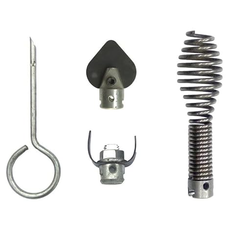 Westward Drain Cleaning Tool Set,2 in Cap,4 Pc 22XP45-1 Each