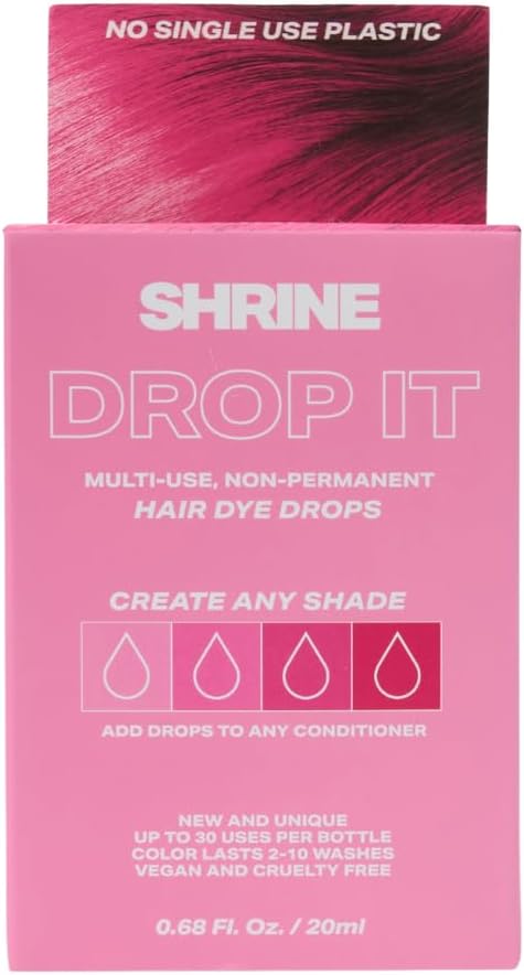 SHRINE Drop It PINK Toner Drops | Damage-Free Colouring | 20ml